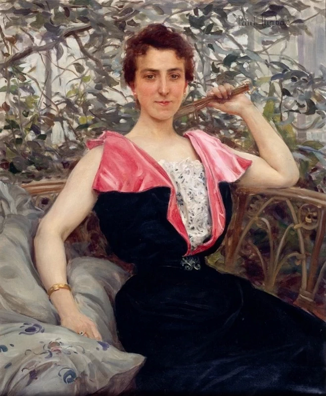 Paul Émile Chabas - Ritratto di Madame Merlant, Museo delle Belle Arti di Nantes